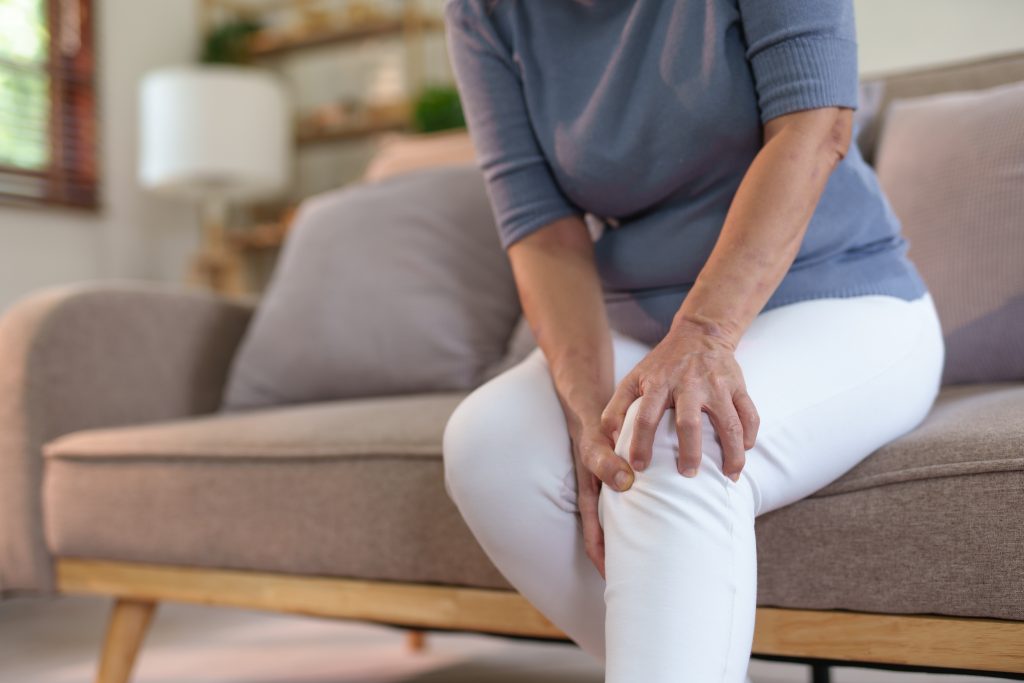 Woman have osteoarthritis